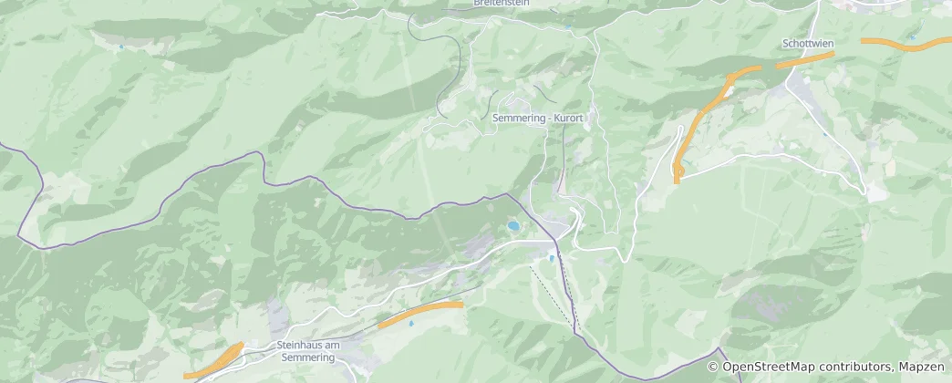 Mapa Semmering