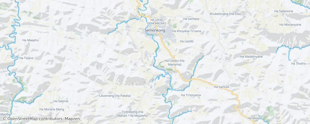 Semonkong — Map