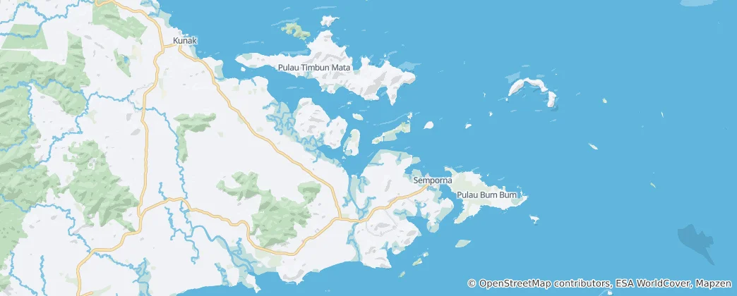 Térkép: Semporna District
