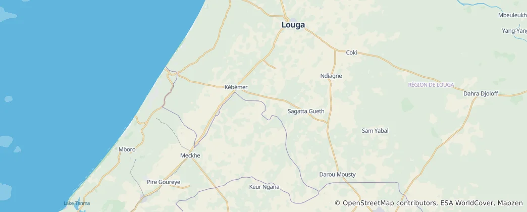 Mapa Kébémer