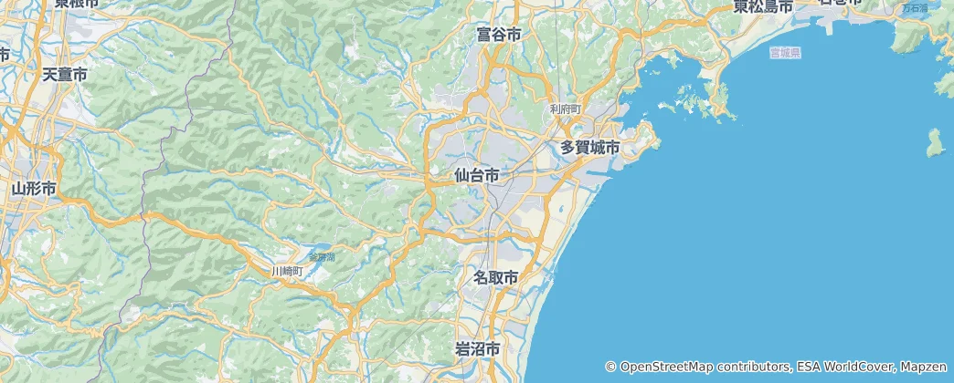 센다이 지도