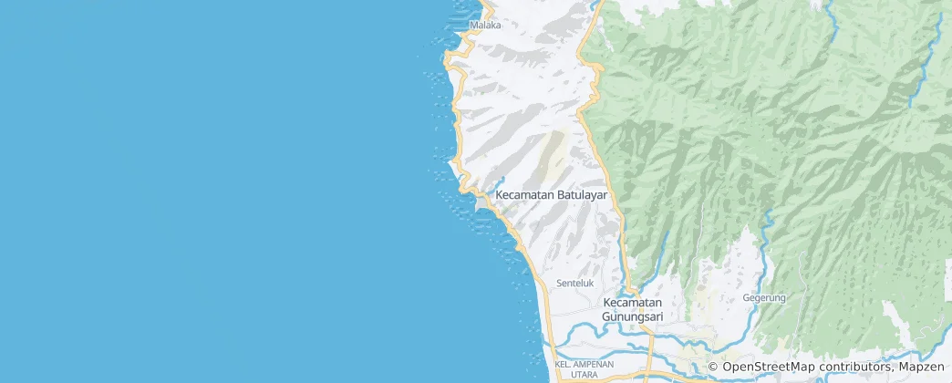Mapa Senggigi