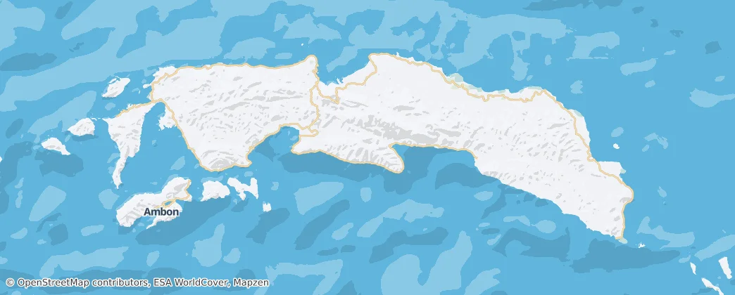 Seram Island — Map