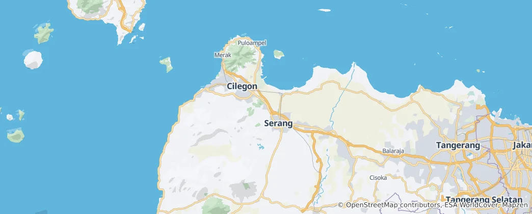 Карта Serang