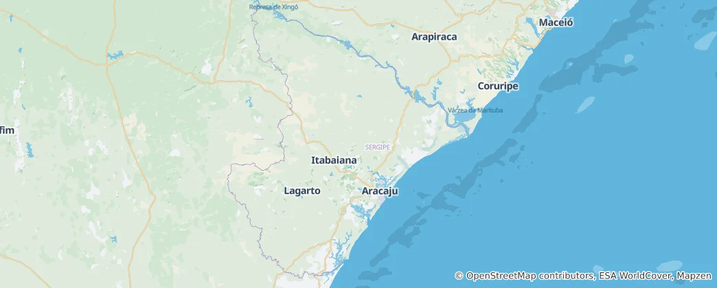 Térkép: Sergipe
