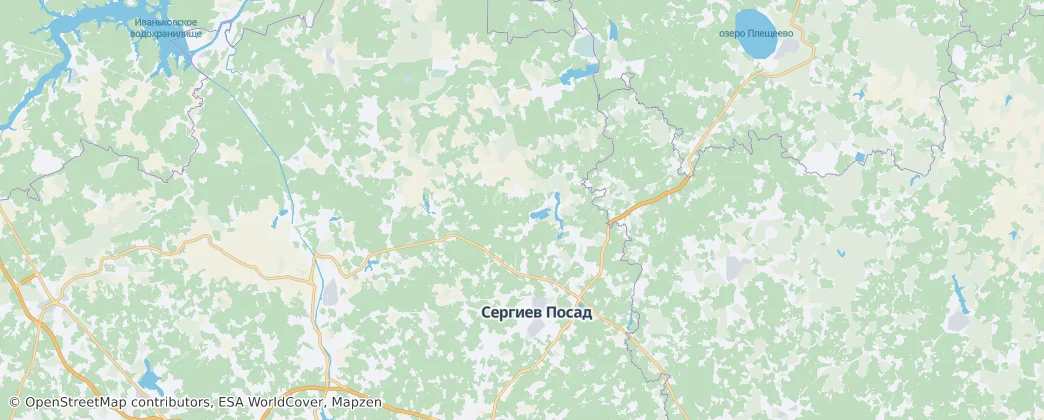 Sergiyevsky District — Map