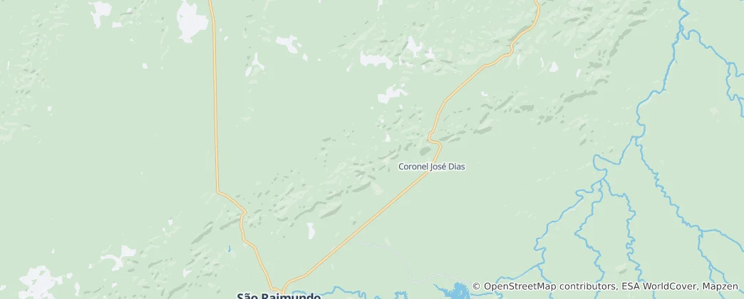 Térkép: Serra da Capivara Nemzeti Park