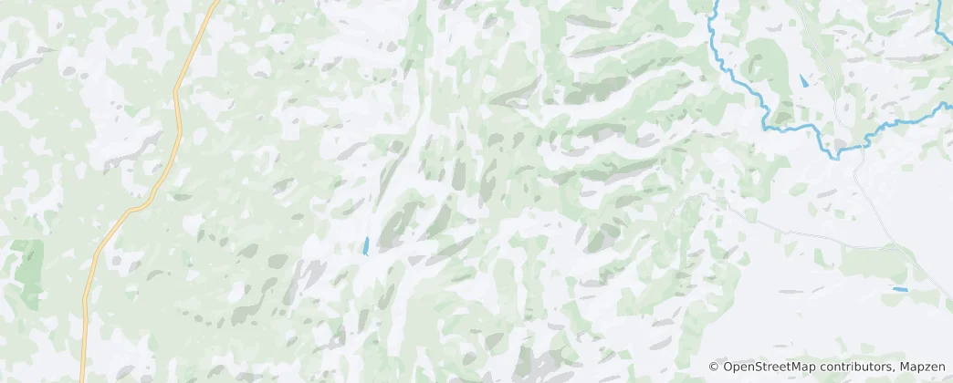 Mappa di Serra do Espinhaço