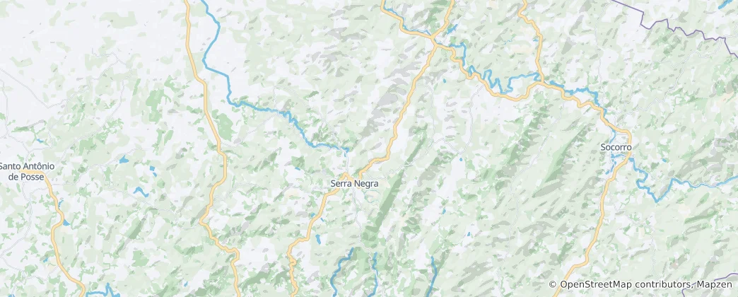 Mapa Serra Negra