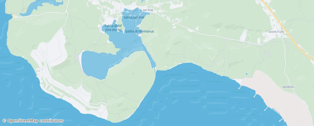 Seru Largu National Park: Rif Sint Marie, Jan Kok, Hermanus estates — Map