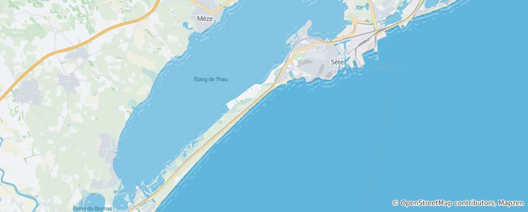 Carte de Sète