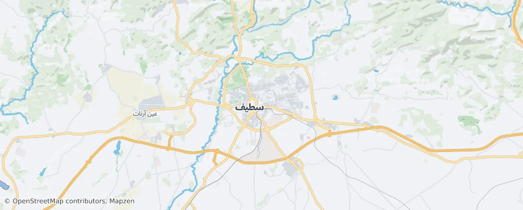 Sétif — Map