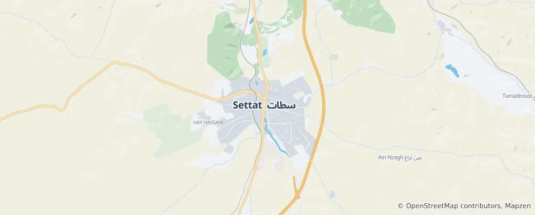Map of Settat