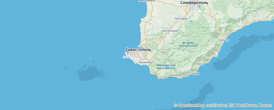 Map of Sevastopol