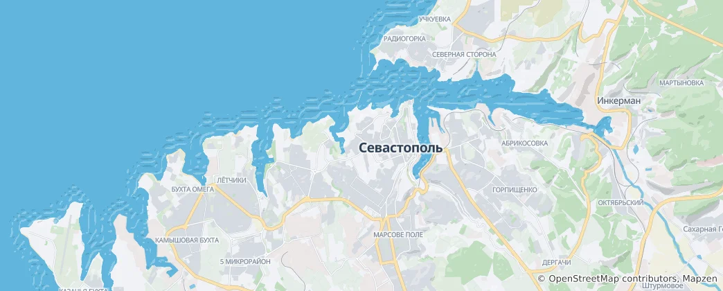 Map of Sevastopol