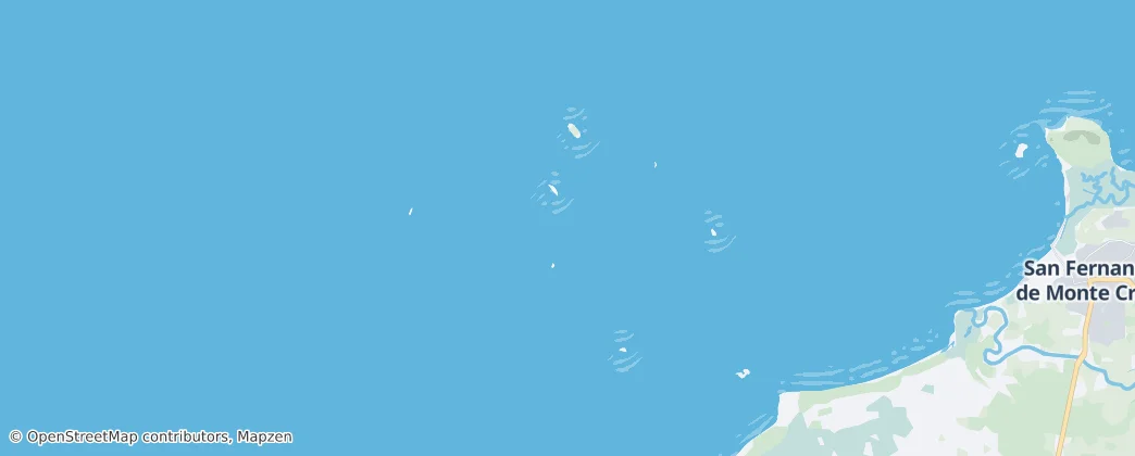 Seven Brothers Cayes Wildlife Refuge — Mappa