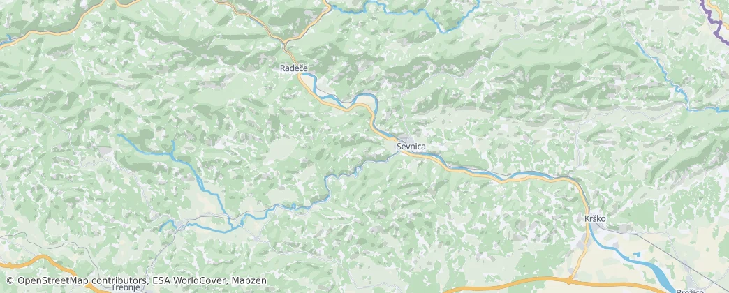 Sevnica Municipality — Mapa
