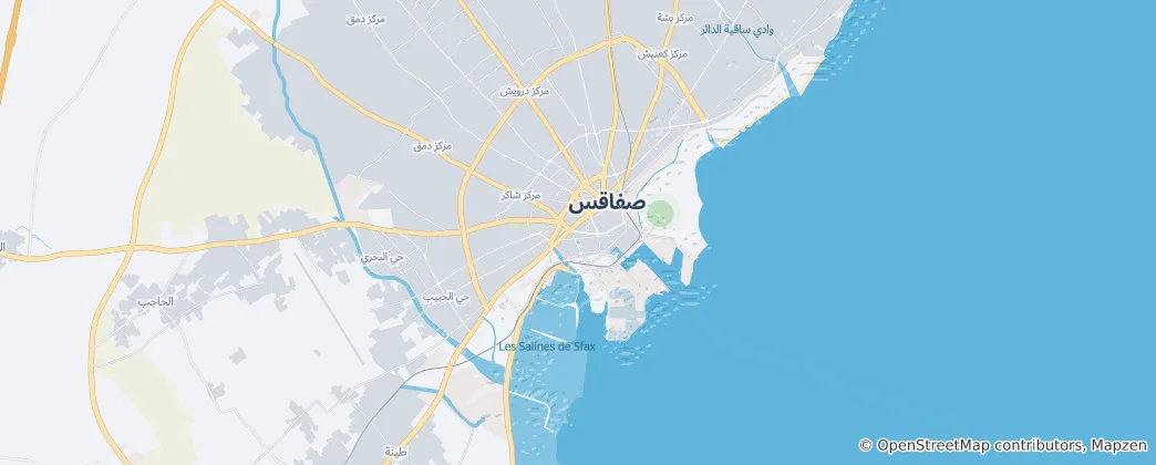 Mapa Sfax Ville