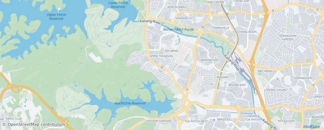 Map of Bishan