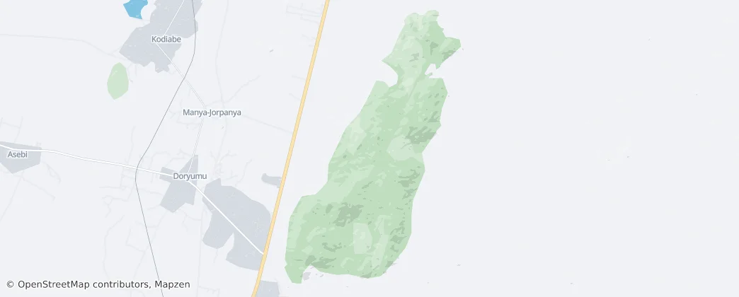 Shai Hills — Map