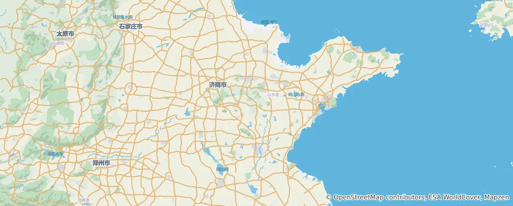 Mapa Šan-tung