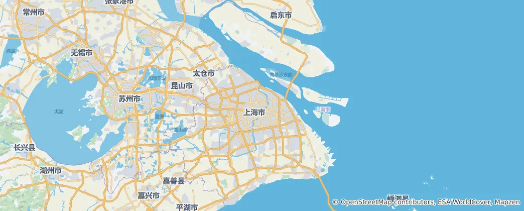 Map of Shanghai