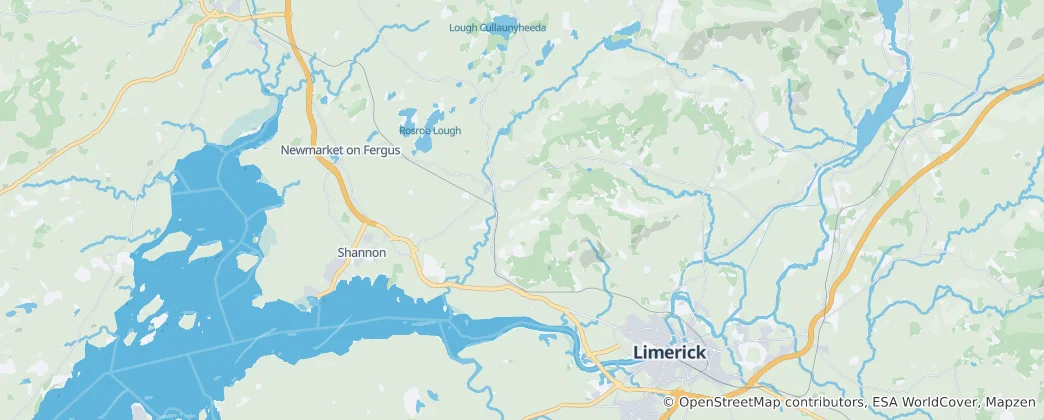 Mappa di Shannon Municipal District