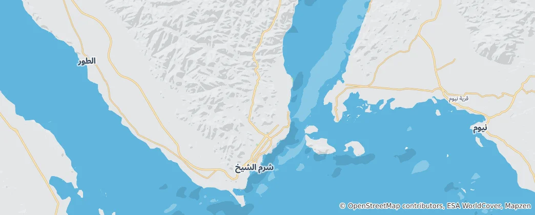 Map of Sharm el-Sheikh
