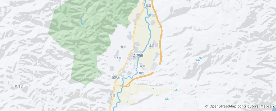Térkép: Shaxi