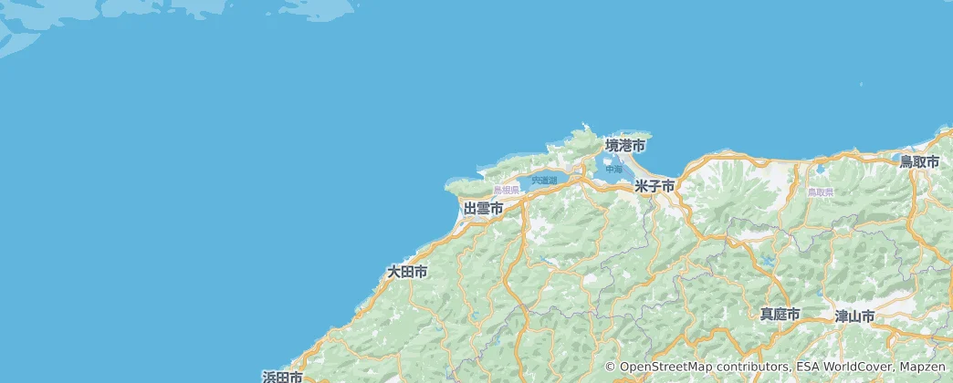 Map of Shimane