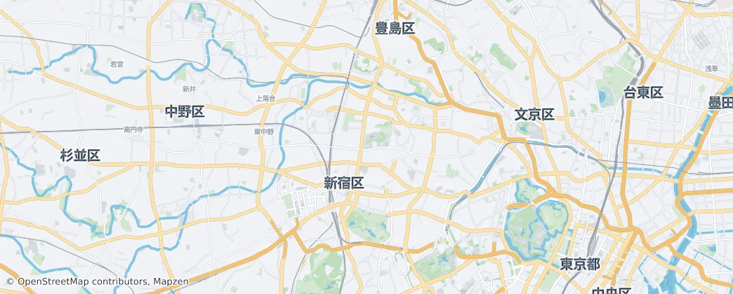 Shinjuku — Kaart