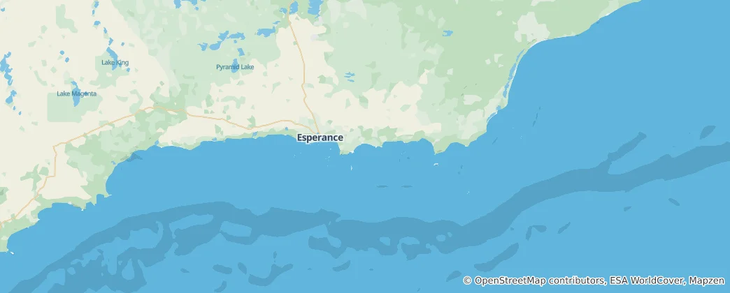 Mapa Shire of Esperance