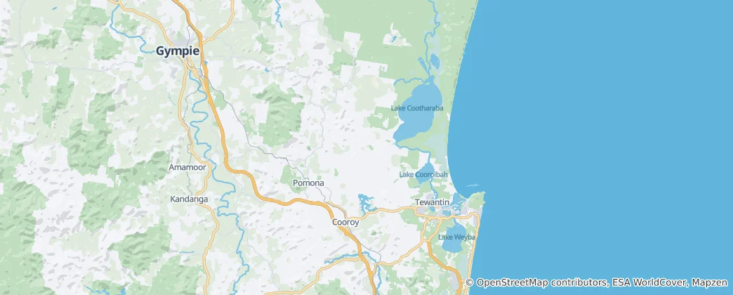 Térkép: Shire of Noosa