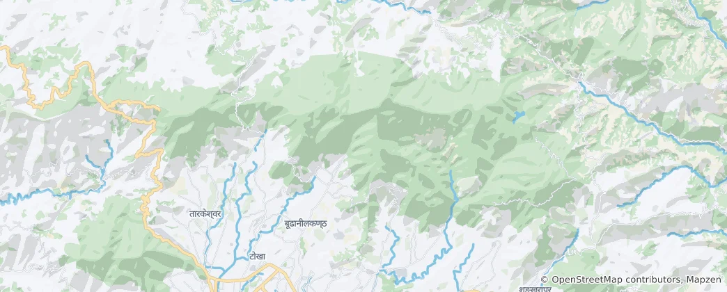 Mapa ShivaPuri Nagarjuna National Park
