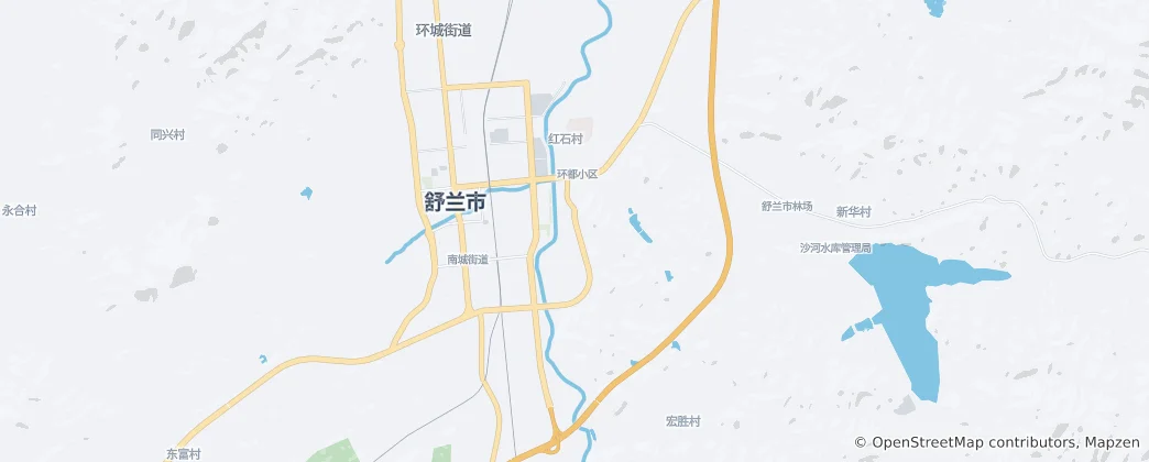 Mapa de Shulan