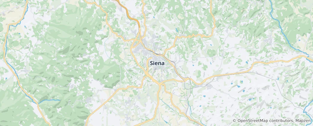 Karte von Siena
