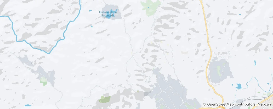 Mapa Sierra de Córdoba