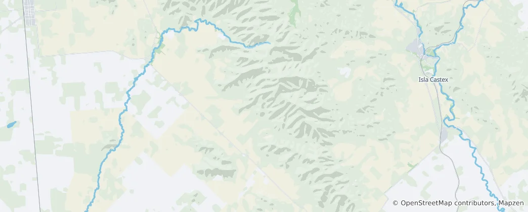 Mappa di Sierra de la Ventana