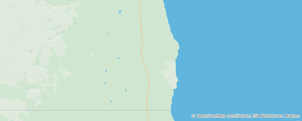 Karte von Sierra Grande