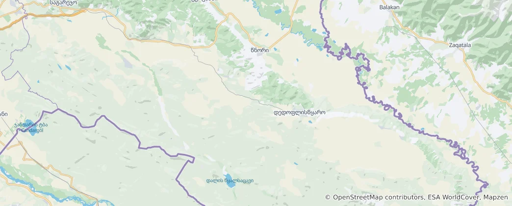 Map of Signagi Municipality