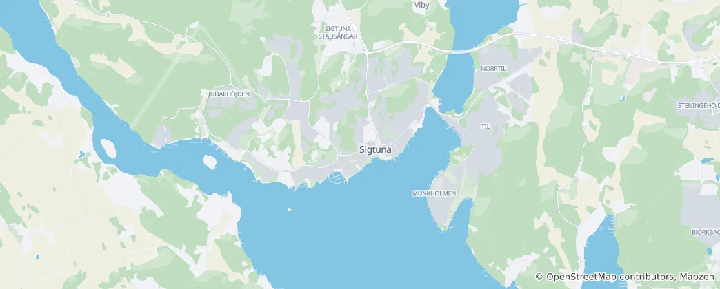 Map of Sigtuna