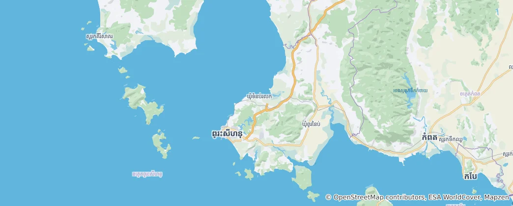 Mapa Sihanoukville