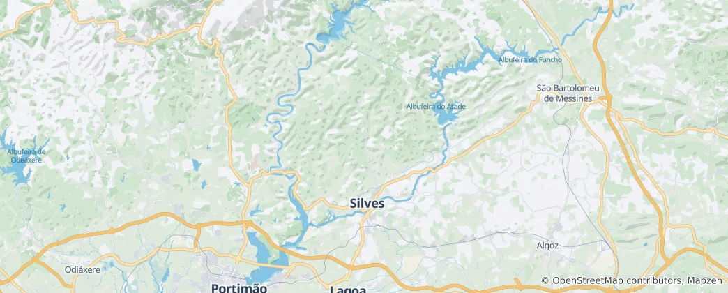 Mapa Silves