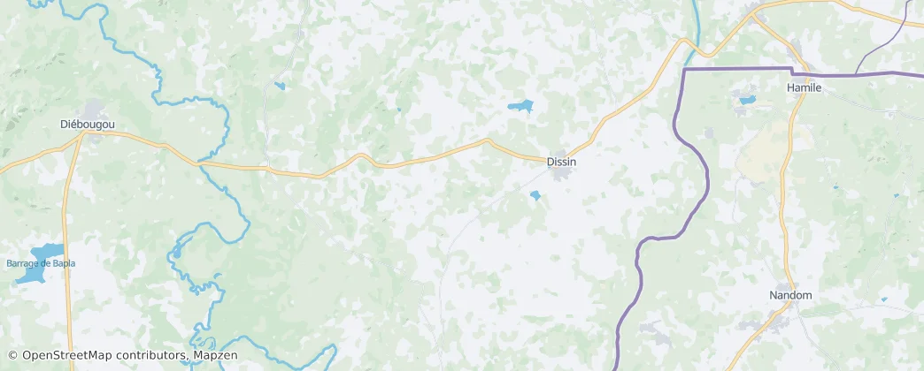 Sindou — Map