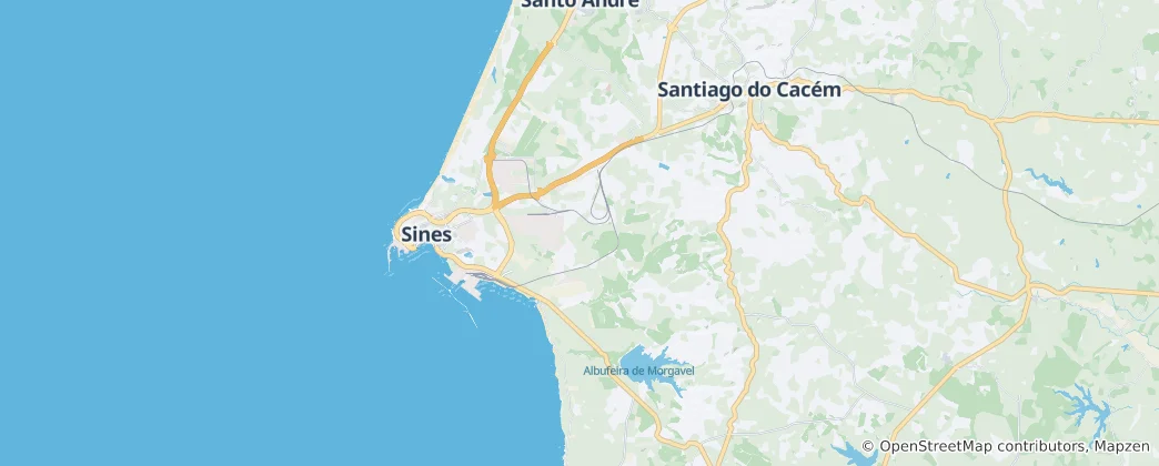 Mappa di Sines