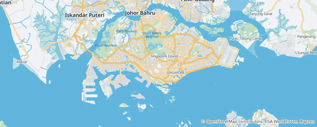 Map of Singapore