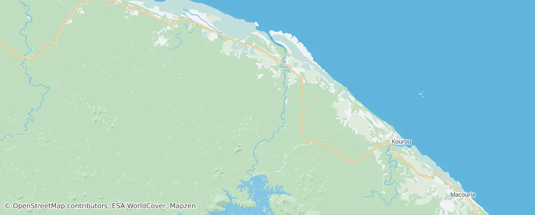 Sinnamary — Map