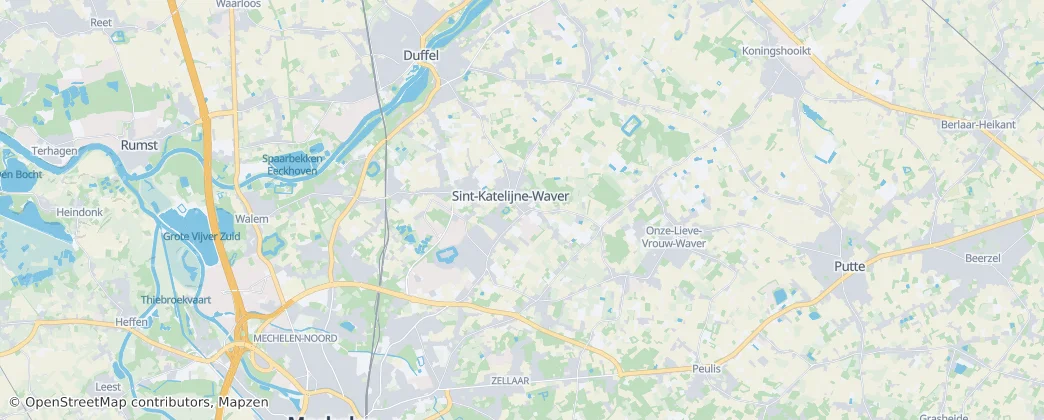 Sint-Katelijne-Waver — Mappa