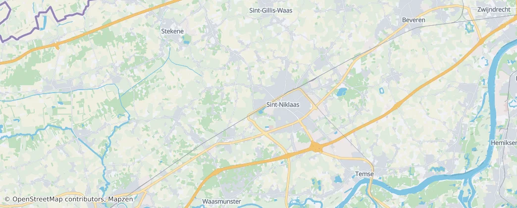 Sint-Niklaas — Mapa