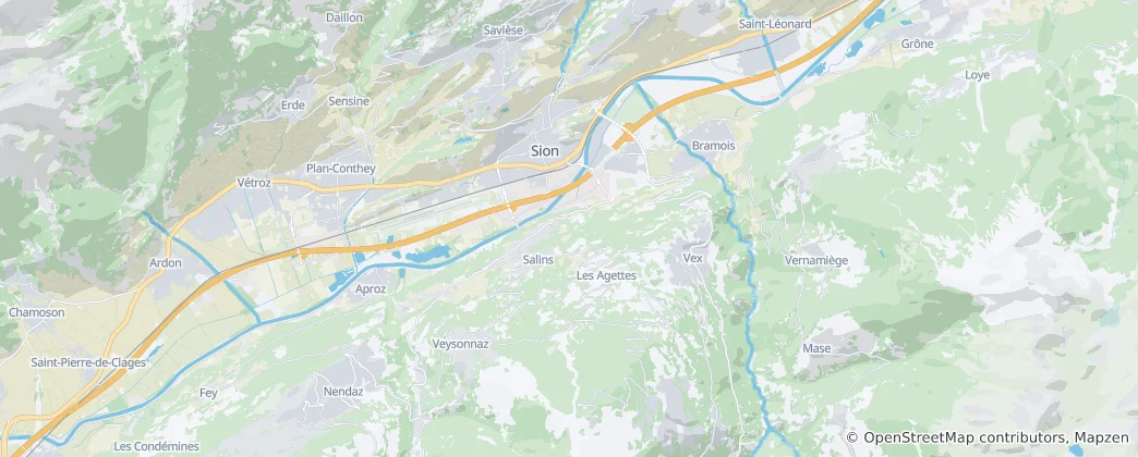 Térkép: Sion